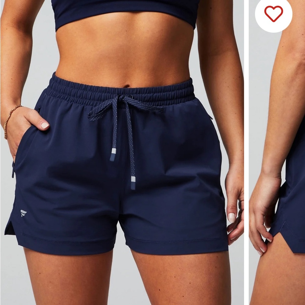 Fabletics Navy Athletic Shorts